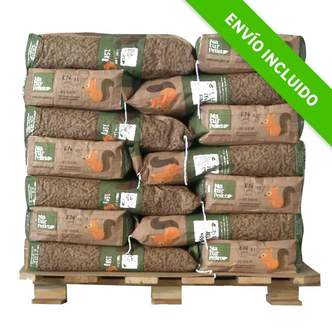 Palet de 35 sacos de pellet NATURPELLET