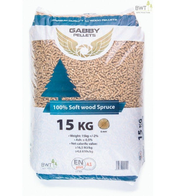 Pellets Gabby 7 sacos de 15 KG